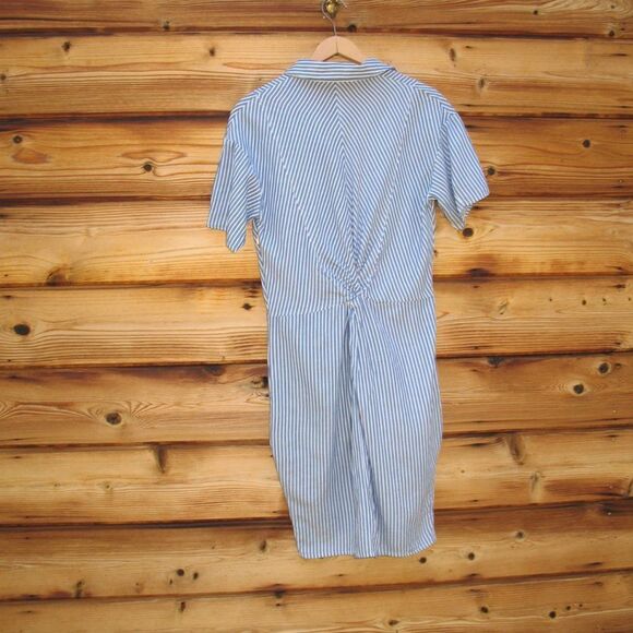 Vince Striped Shirt Dress - Picture 4 of 6